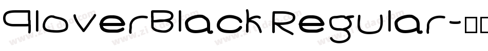PloverBlack Regular字体转换